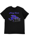 1950 Chevy Truck Neon Blue Classic Cotton Tee – Unisex Comfort For Any Season