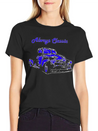 1950 Chevy Truck Neon Blue Classic Cotton Tee – Unisex Comfort For Any Season