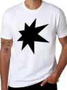 3D Star Classic Crew Neck Graphic Tee – Everyday Minimal Look