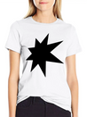3D Star Classic Crew Neck Graphic Tee – Everyday Minimal Look