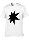 3D Star Classic Crew Neck Graphic Tee – Everyday Minimal Look